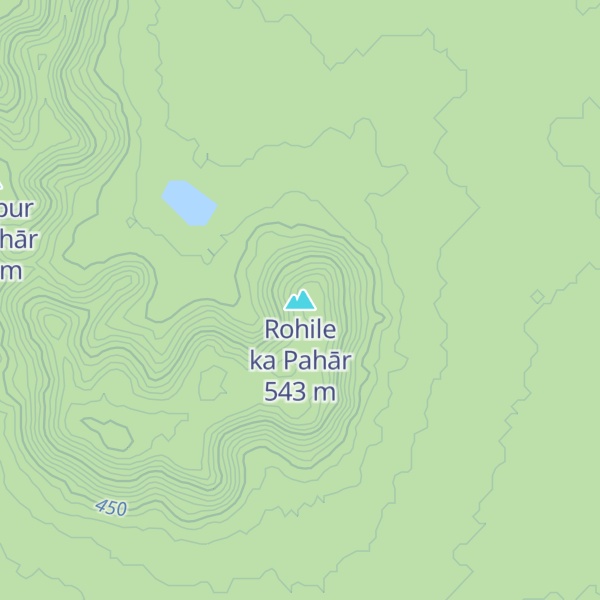 Map of Rohile ka Pahār