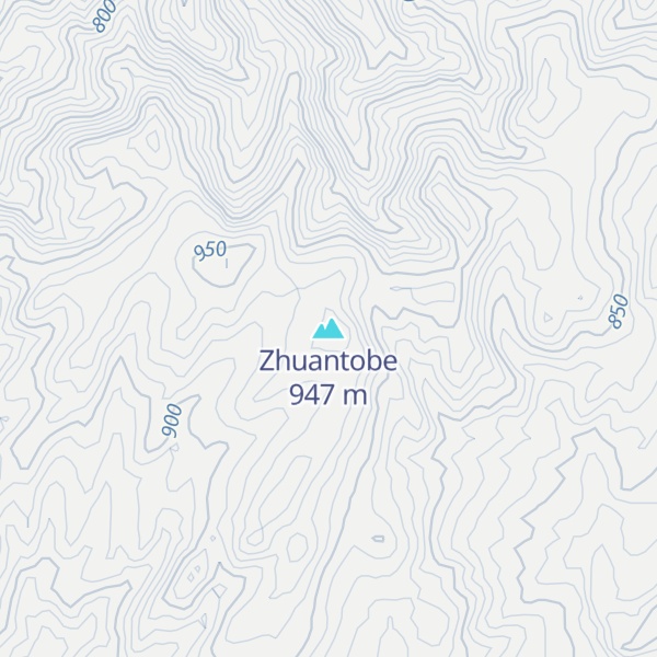 Map of Zhuantobe