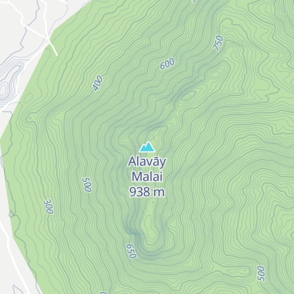 Map of Alavāy Malai