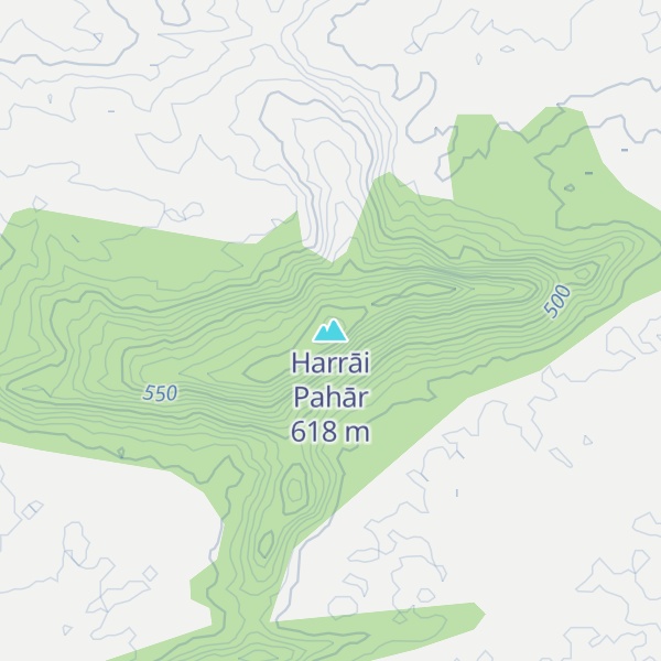 Map of Harrāi Pahār