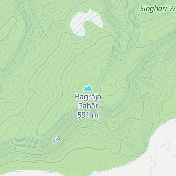 Map of Bagrāja Pahār