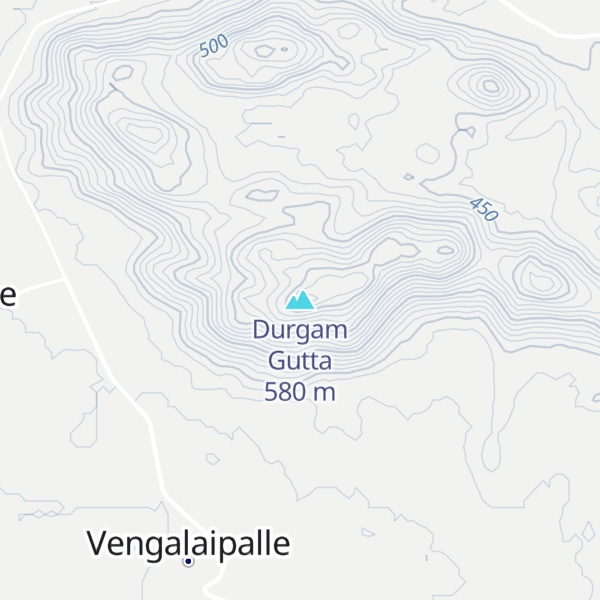 Map of Durgam Gutta