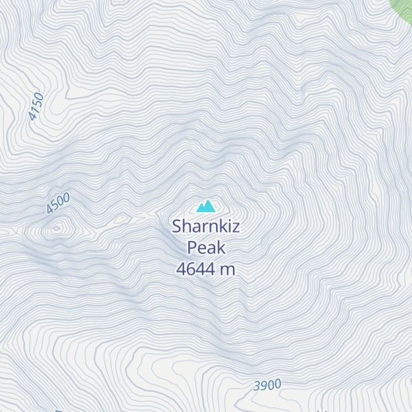 Map of Sharnkiz Peak