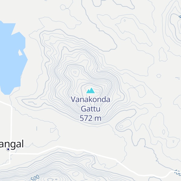 Map of Vanakonda Gattu