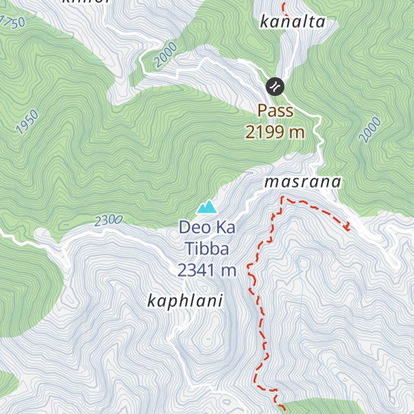 Map of Deo Ka Tibba