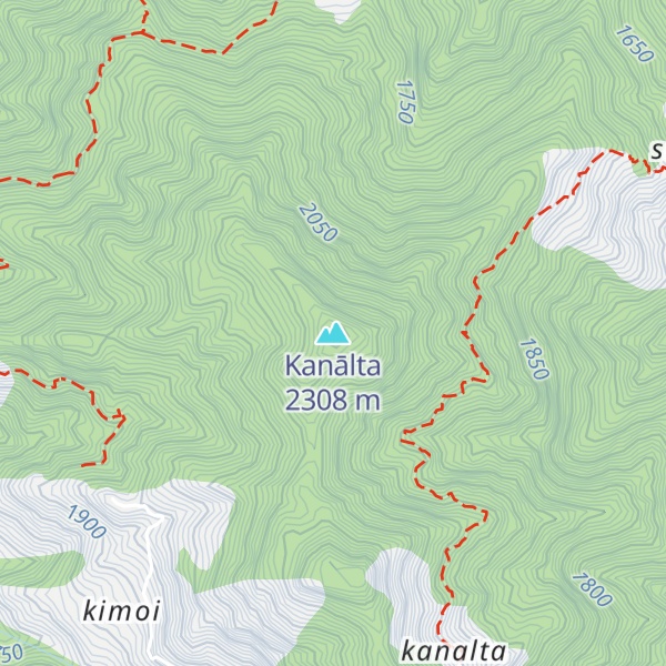 Map of Kanālta