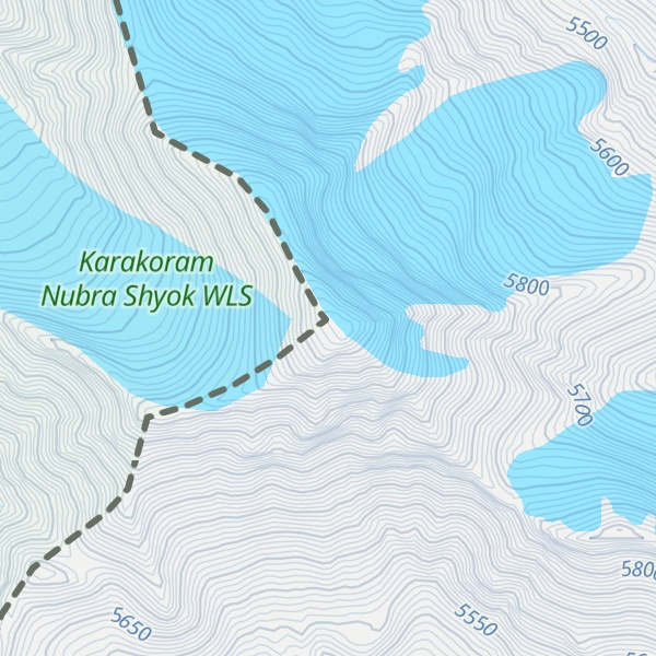 Map of Báitóu Fēng