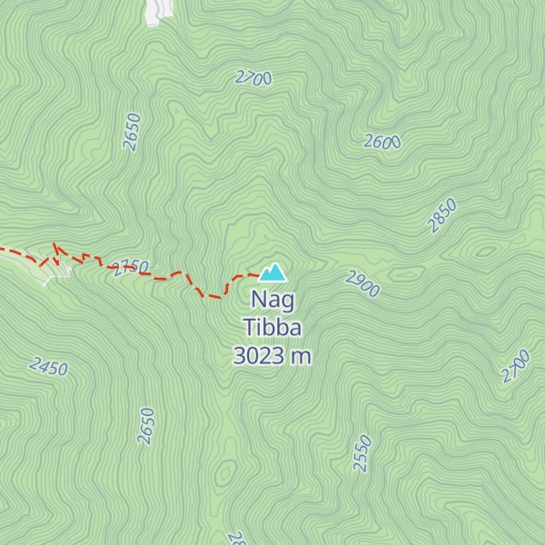 Map of Nag Tibba