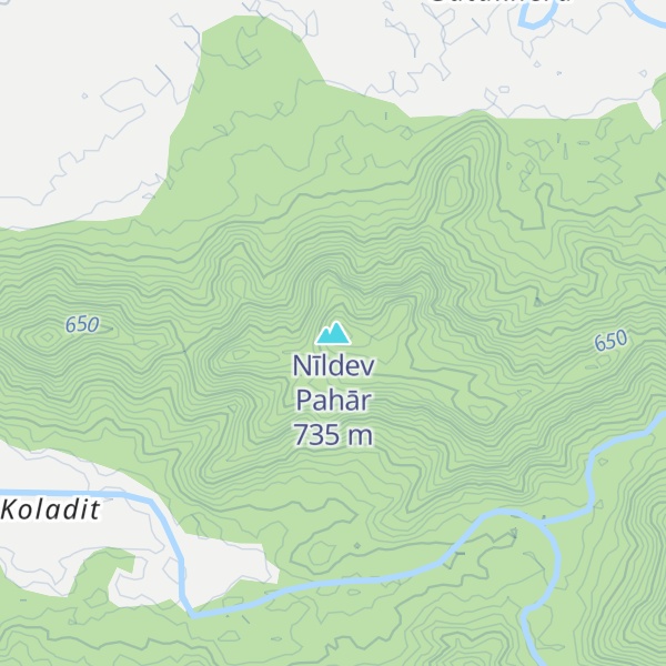 Map of Nīldev Pahār