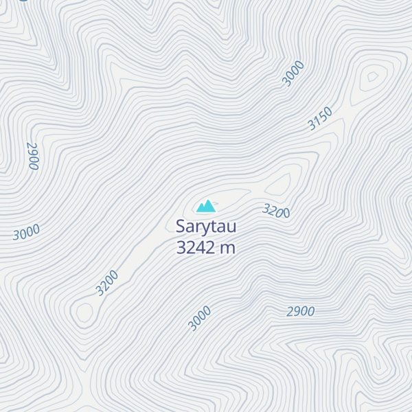 Map of Sarytau