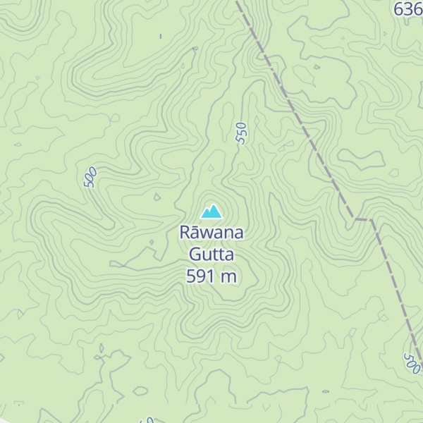 Map of Rāwana Gutta