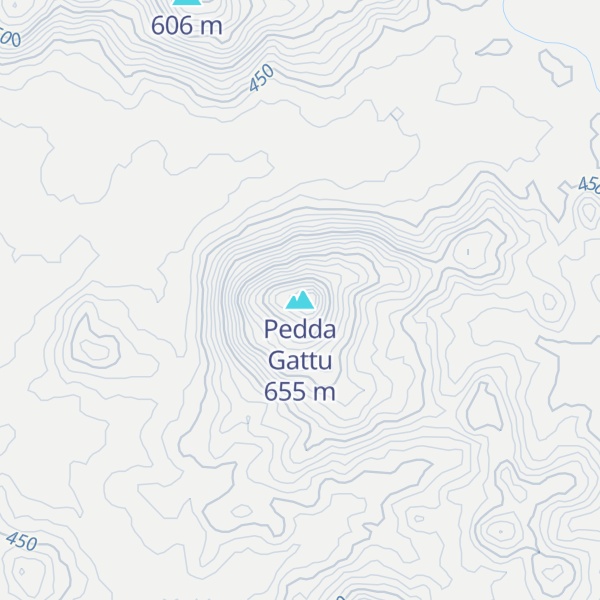 Map of Pedda Gattu