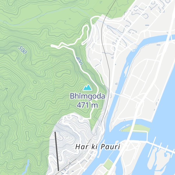 Map of Bhīmgoda