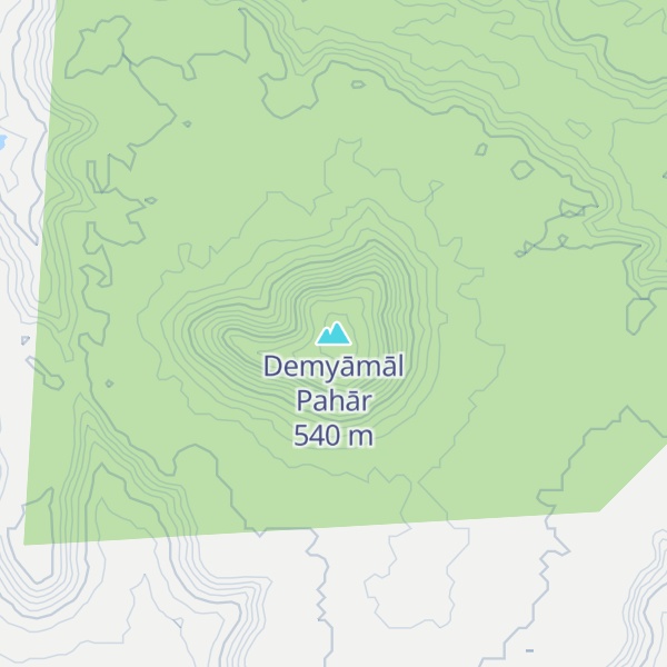Map of Demyāmāl Pahār