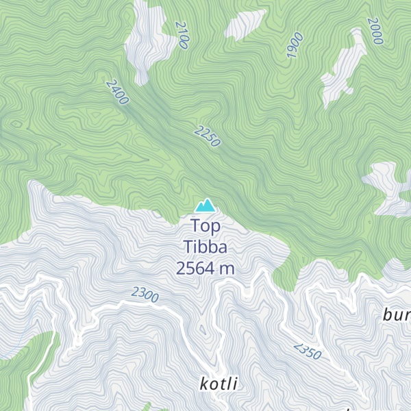 Map of Top Tibba