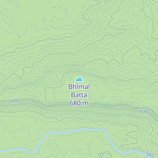 Map of Bhīmal Batta