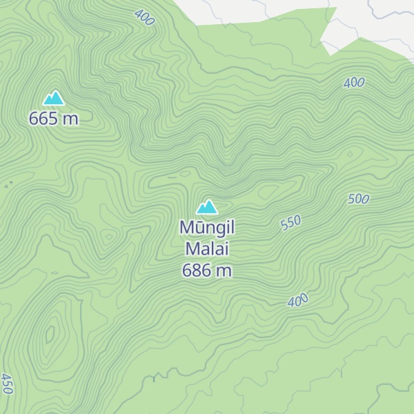Map of Mūngil Malai