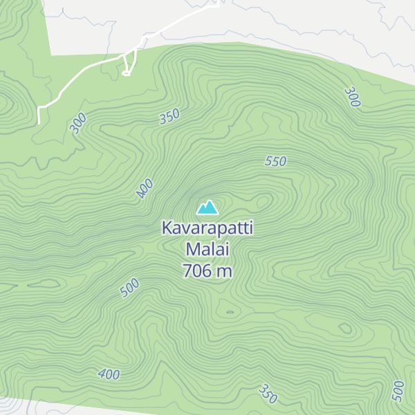 Map of Kavarapatti Malai