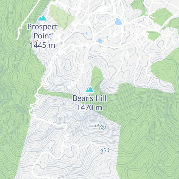 Map of Bear’s Hill