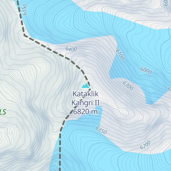 Map of Kataklik Kangri II