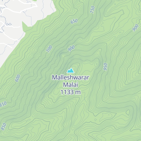 Map of Malleshwarar Malai