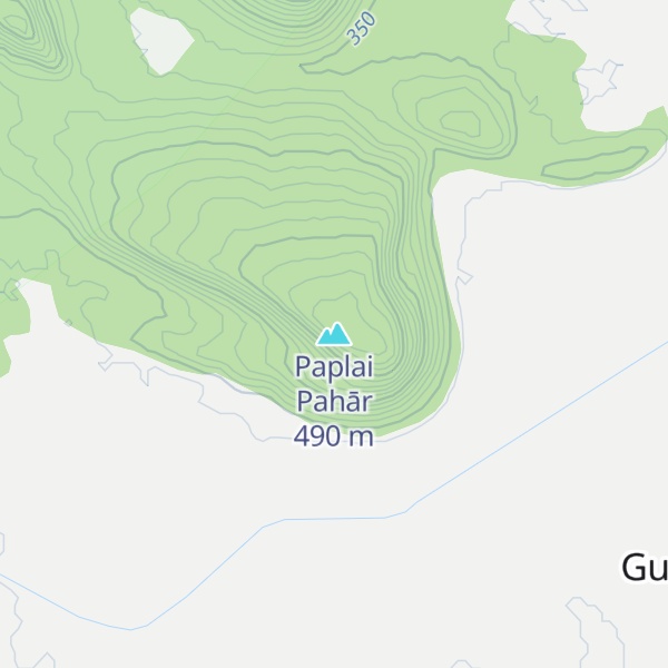Map of Paplai Pahār