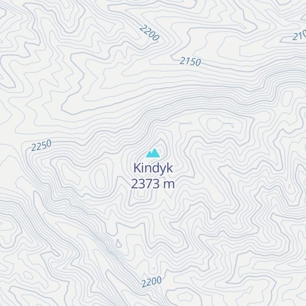 Map of Kindyk