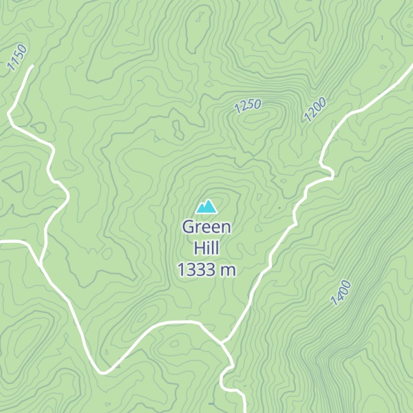 Map of Green Hill