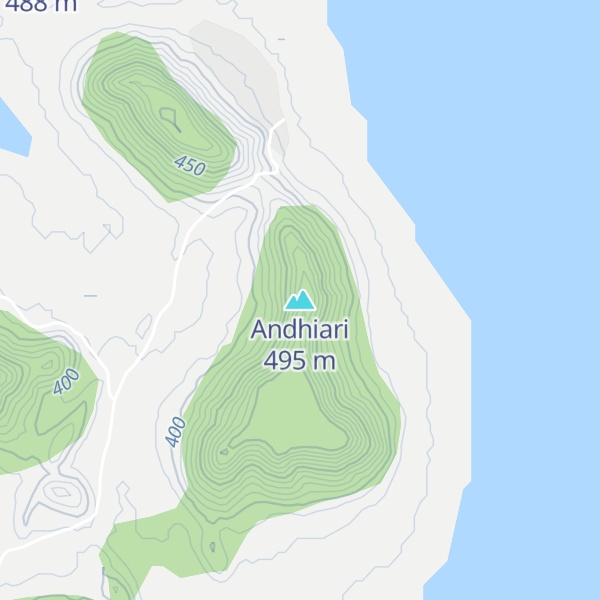 Map of Andhiari