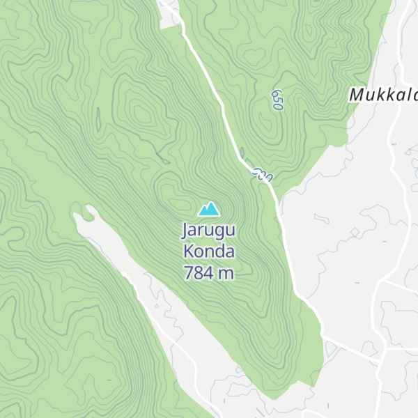 Map of Jarugu Konda