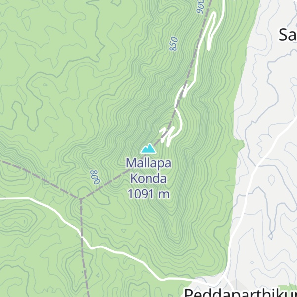 Map of Mallapa Konda