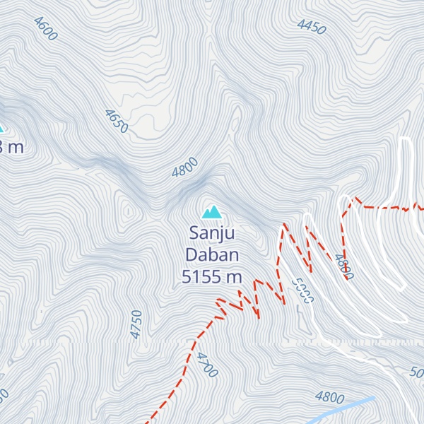 Map of Sanju Daban