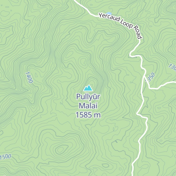 Map of Pullyūr Malai