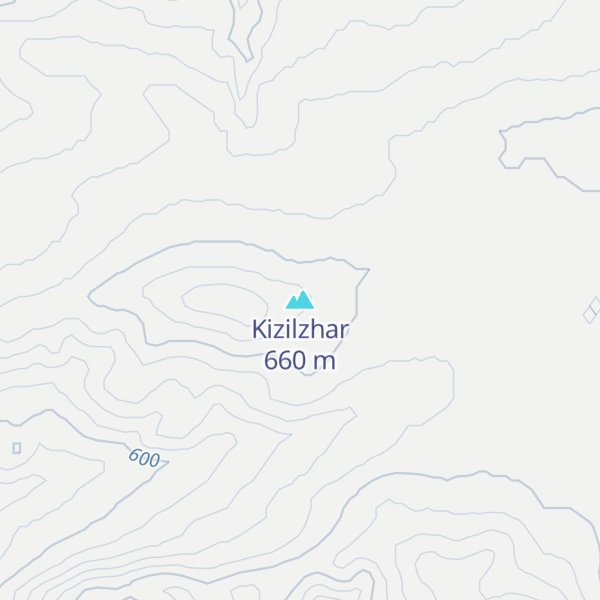 Map of Kizilzhar