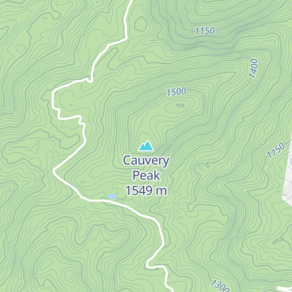 Map of Cauvery Peak