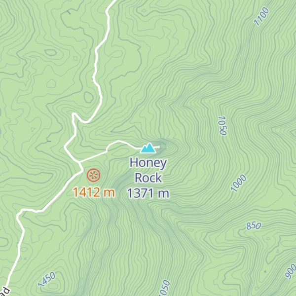 Map of Honey Rock