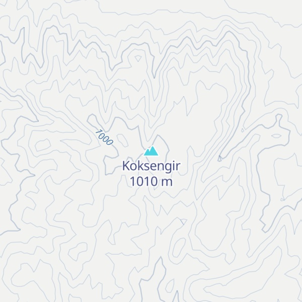Map of Koksengir