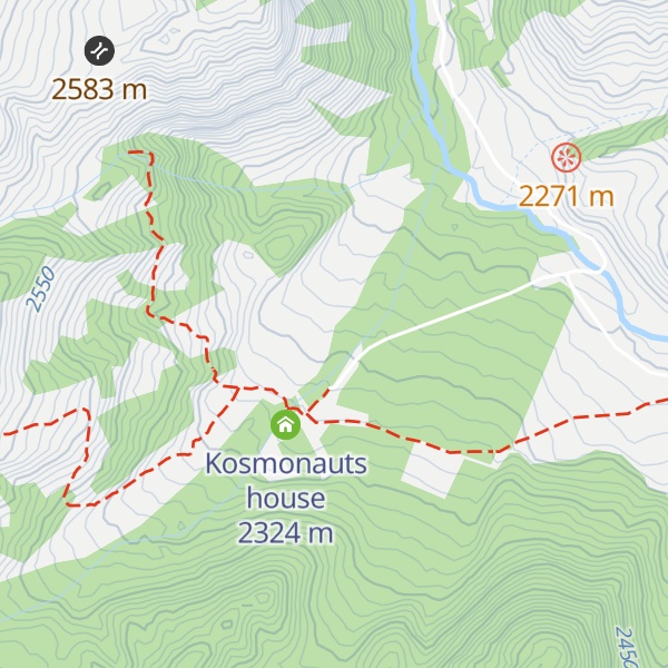 Map of Yurt camp