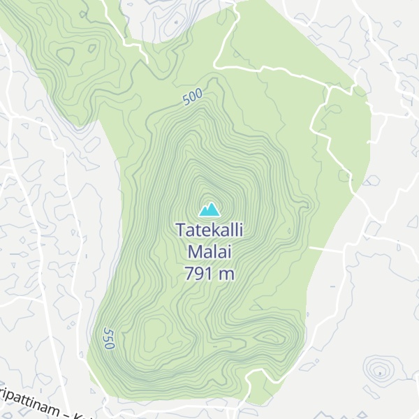 Map of Tatekalli Malai