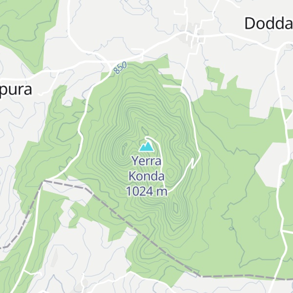 Map of Yerra Konda