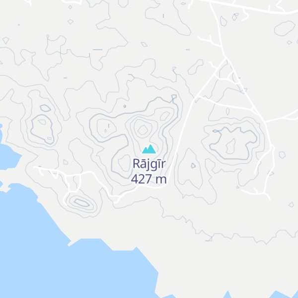 Map of Rājgīr