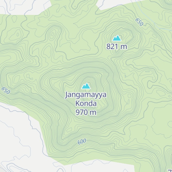 Map of Jangamayya Konda