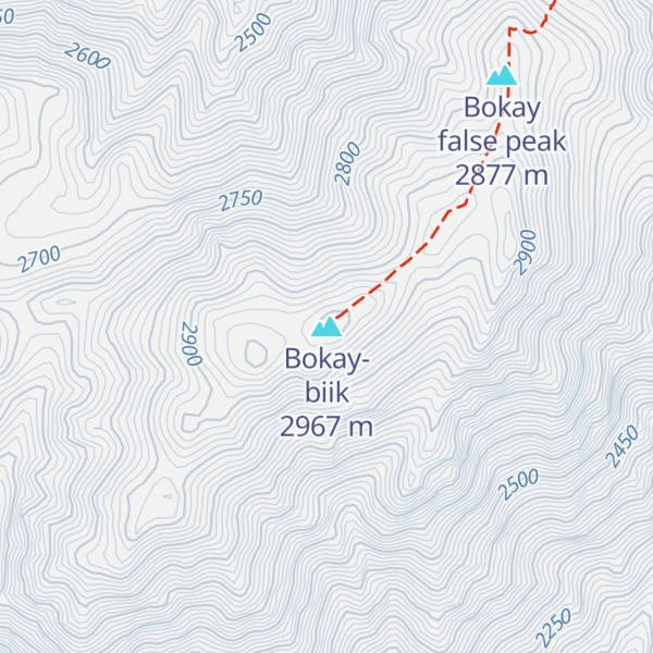 Map of Bokay-biik