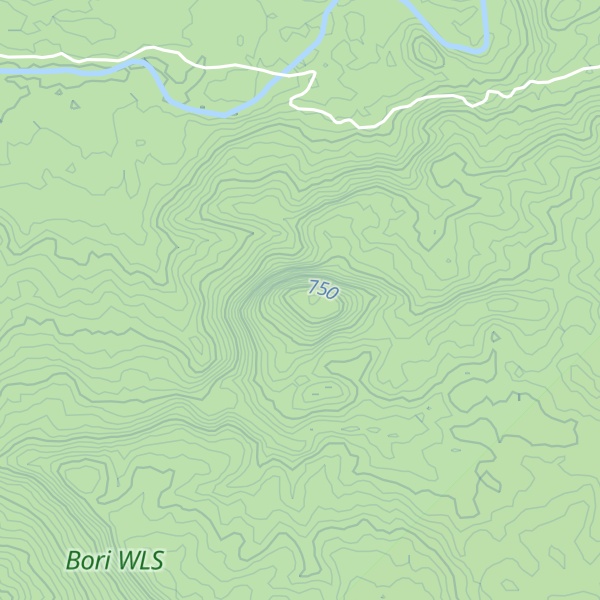 Map of Mankideo Pahār