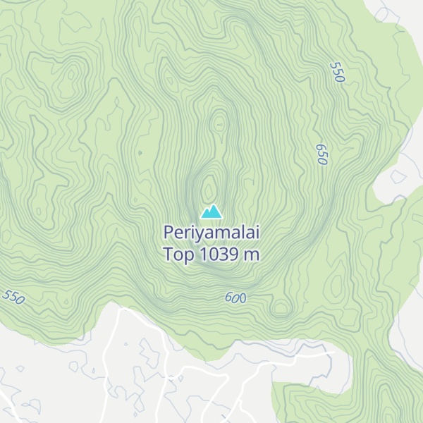 Map of Periyamalai Top