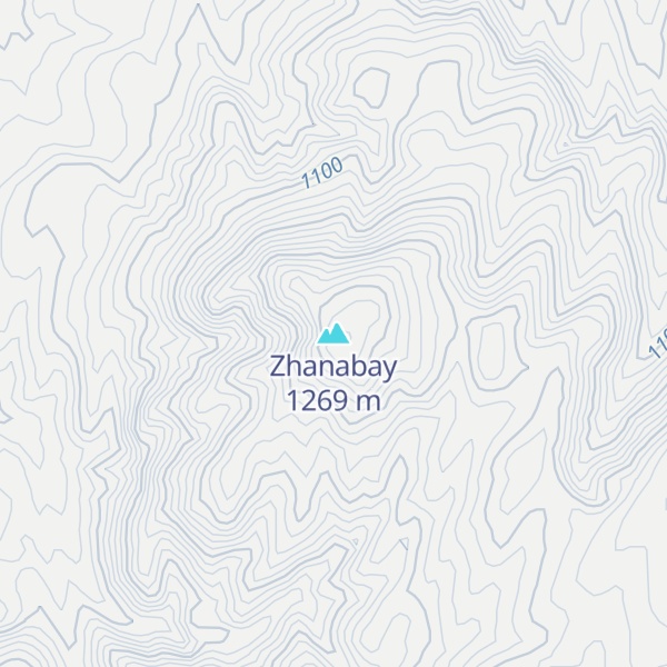 Map of Zhanabay