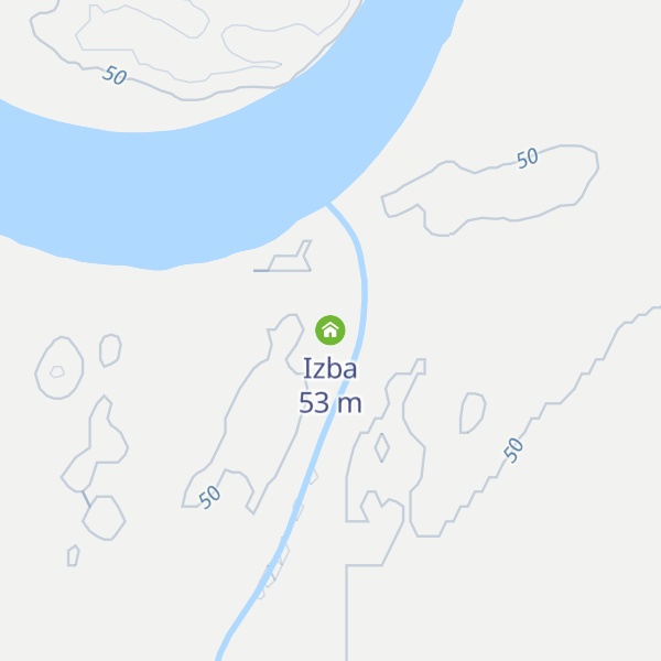 Map of Izba