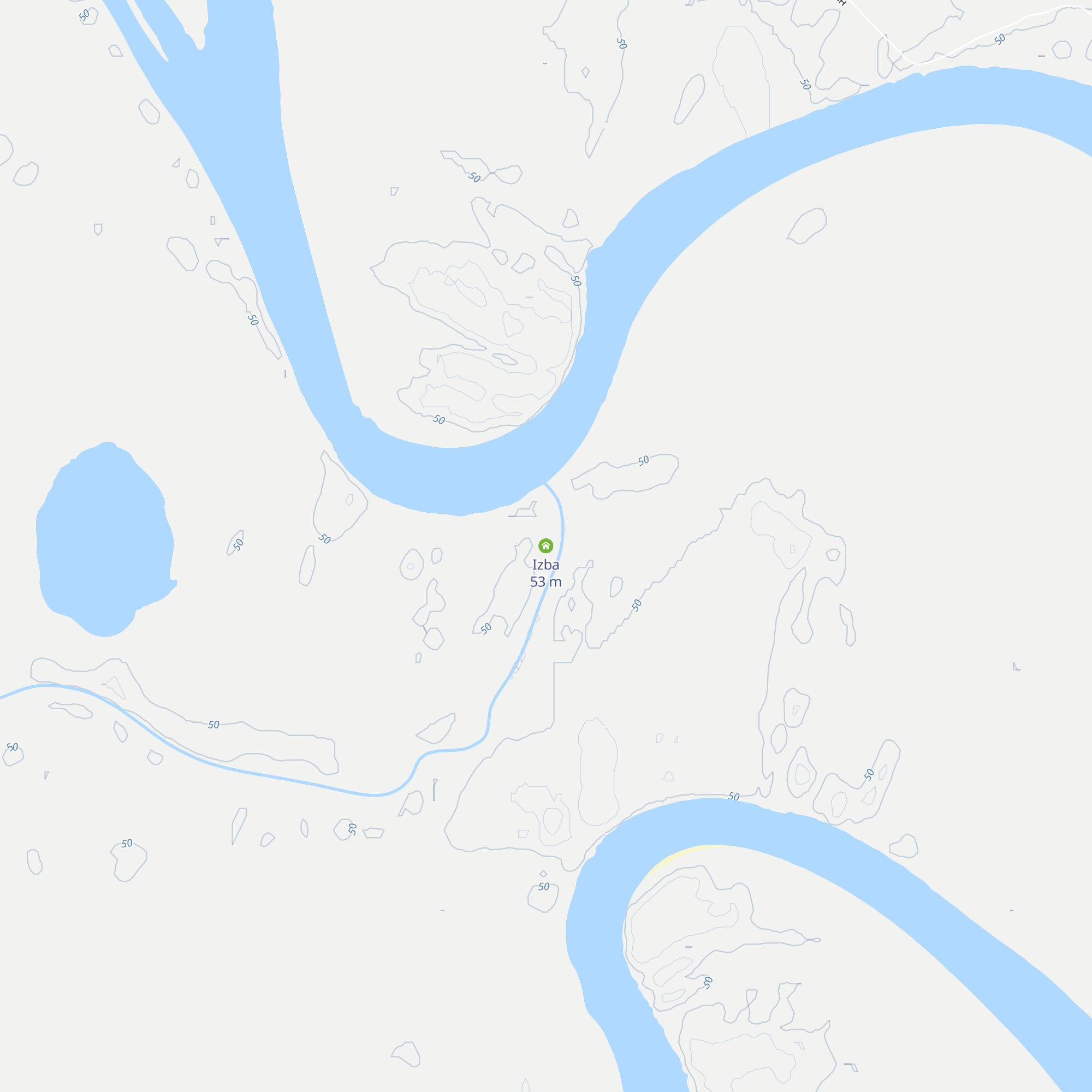 Izba map