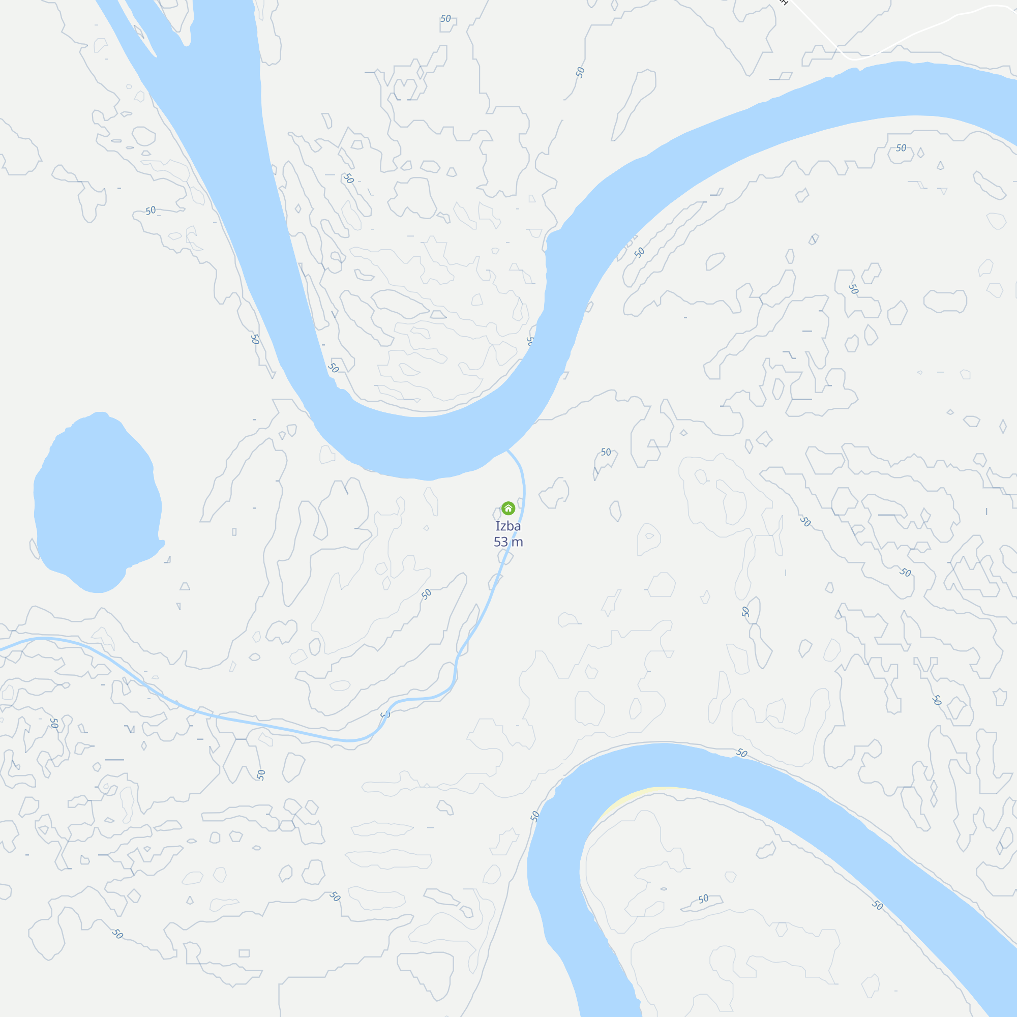 Izba map