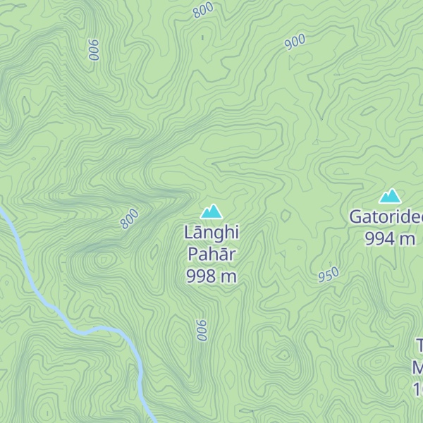 Map of Lānghi Pahār